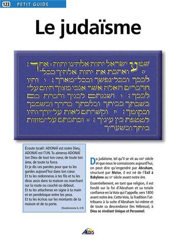 Couverture du livre « Le judaïsme » de  aux éditions Aedis