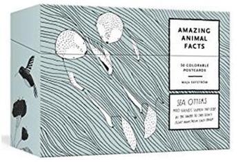 Couverture du livre « Amazing animal facts - 50 colorable postcards » de Safstrom Maja aux éditions Random House Us