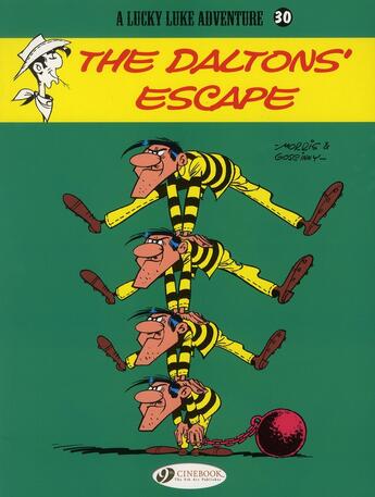 Couverture du livre « Lucky Luke t.30 ; the Daltons' escape » de Rene Goscinny et Morris aux éditions Cinebook
