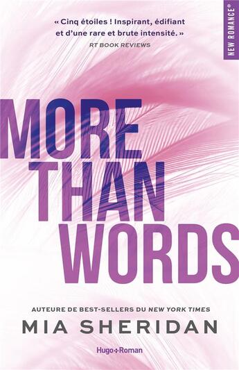 Couverture du livre « More than words » de Mia Sheridan aux éditions Hugo Roman
