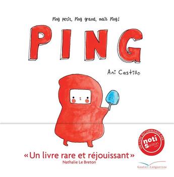 Couverture du livre « Ping » de Ani Castillo aux éditions Gautier Languereau