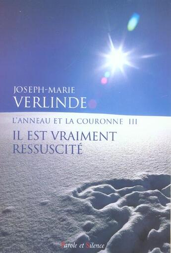 Couverture du livre « Il est vraiment ressuscite » de Verlinde Jm aux éditions Parole Et Silence