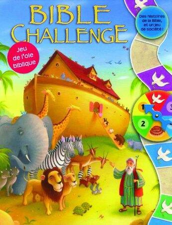 Couverture du livre « Bible challenge - un livre ... et un jeu de l'oie - plateau de jeu et cartes » de  aux éditions Bibli'o