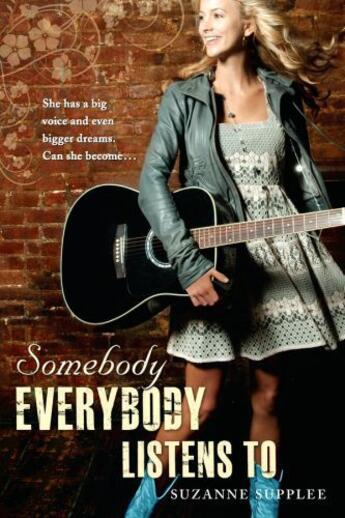 Couverture du livre « Somebody Everybody Listens To » de Supplee Suzanne aux éditions Penguin Group Us