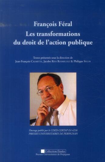 Couverture du livre « Francois feral » de Calmette/Rios aux éditions Pu De Perpignan