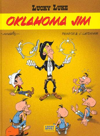 Couverture du livre « Lucky Luke t.37 ; Oklahoma Jim » de Jean Leturgie et Pearce et Morris aux éditions Lucky Comics