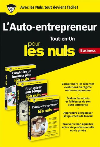Couverture du livre « L'auto-entrepreneur tout-en-un pour les nuls ; business » de  aux éditions First