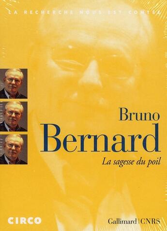 Couverture du livre « La Sagesse Du Poil Dvd » de Bruno Bernard aux éditions Gallimard