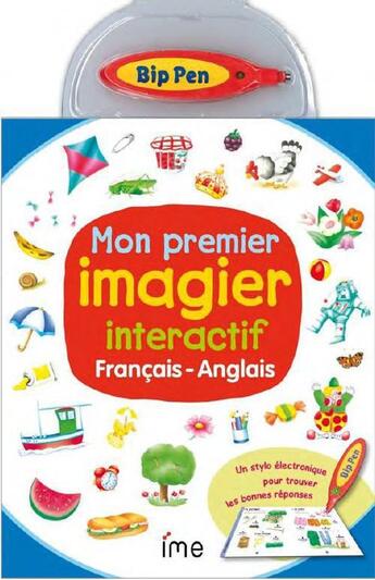 Couverture du livre « Mon premier imagier interactif français-anglais » de  aux éditions Ime