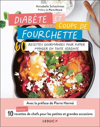 Couverture du livre « Diabète et coups de fourchette » de Annabelle Schachmes aux éditions Leduc
