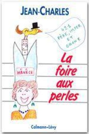 Couverture du livre « La foire aux perles » de Jean Charles aux éditions Calmann-levy