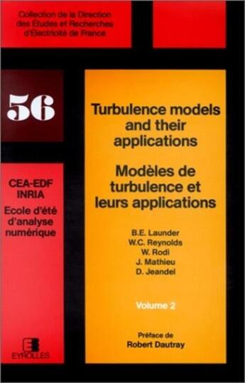 Couverture du livre « Modele de turb et applica » de Launder aux éditions Edf