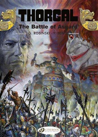 Couverture du livre « Thorgal Vol.24 - The Battle of Asgard » de Grzegorz Rosinski et Yves Sente aux éditions Cinebook