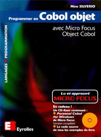 Couverture du livre « Prog cobol obj micro focu » de Silverio aux éditions Eyrolles
