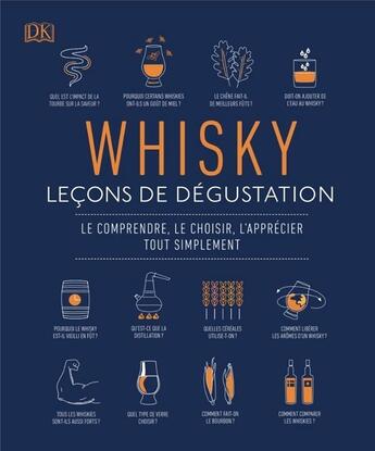 Couverture du livre « Whisky ; leçons de dégustation » de  aux éditions Dorling Kindersley