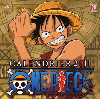 Couverture du livre « One Piece : calendrier (édition 2011) » de Eiichiro Oda aux éditions Kaze