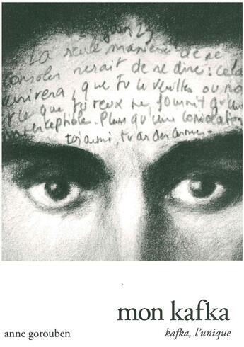 Couverture du livre « Mon Kafka » de Anne Gorouben aux éditions Encre Marine