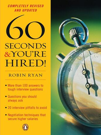 Couverture du livre « 60 Seconds and You're Hired! » de Ryan Robin aux éditions Penguin Group Us