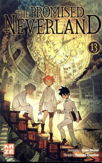 Couverture du livre « The promised Neverland Tome 13 » de Posuka Demizu et Kaiu Shirai aux éditions Crunchyroll