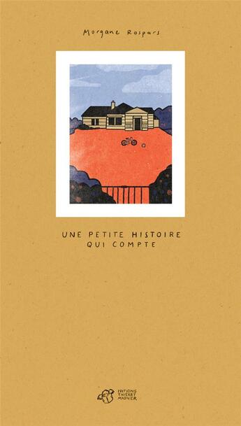 Couverture du livre « Une petite histoire qui compte » de Morgane Rospars aux éditions Thierry Magnier