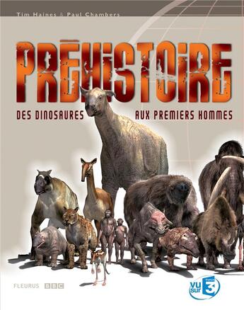 Couverture du livre « Des dinosaures aux premiers hommes » de  aux éditions Fleurus
