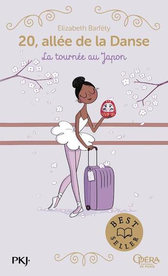 Couverture du livre « 20, allée de la danse - saison 1 Tome 7 : La tournée au Japon » de Magalie Foutrier et Elizabeth Barfety aux éditions Pocket Jeunesse