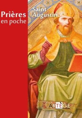 Couverture du livre « Prières en poche ; Saint Augustin » de  aux éditions Artege