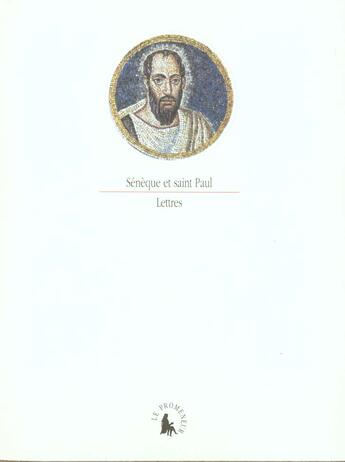 Couverture du livre « Lettres » de Seneque/Saint-Paul aux éditions Gallimard