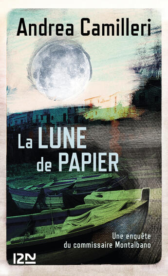 Couverture du livre « La lune de papier » de Andrea Camilleri aux éditions 12-21