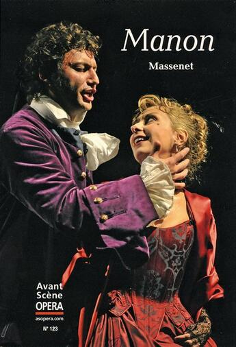 Couverture du livre « Manon » de Jules Massenet aux éditions L'avant-scene Opera