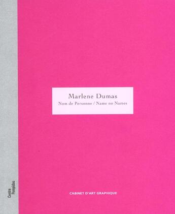 Couverture du livre « Marlene dumas » de Jonas Storsve aux éditions Centre Pompidou