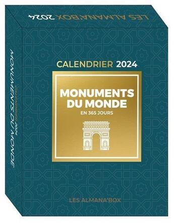Couverture du livre « Almana'box : monuments du monde en 365 jours (édition 2024) » de Delphine Gaston aux éditions Editions 365