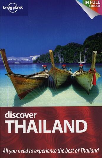 Couverture du livre « Discover Thailand » de Williams China aux éditions Lonely Planet France