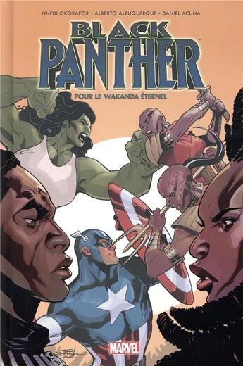 Couverture du livre « Black Panther ; pour le wakanda éternel » de Nnedi Okorafor et Alberto Albuquerque et Oleg Okunev aux éditions Panini