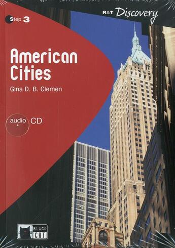 Couverture du livre « American cities livre+cd » de  aux éditions Cideb Black Cat
