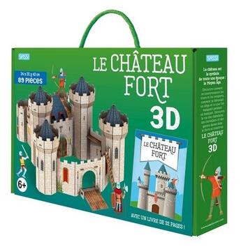 Couverture du livre « Construis le chateau fort 3D » de Trevisan/Gaule aux éditions Sassi