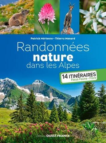 Couverture du livre « Randonnées nature dans les Alpes » de Patrick Merienne aux éditions Ouest France