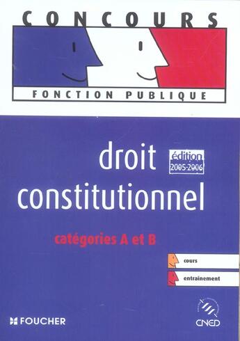 Couverture du livre « Droit Constitutionnel » de Florence Chevallier aux éditions Foucher
