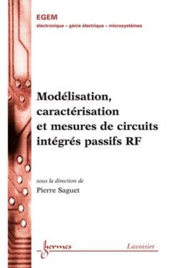 Couverture du livre « Modélisation caractérisation » de Saguet Pierre aux éditions Hermes Science Publications