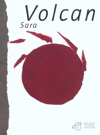 Couverture du livre « Volcan » de Sara aux éditions Thierry Magnier