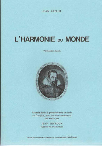 Couverture du livre « L'harmonie du monde ; harmonices mundi » de Jean Kepler aux éditions Blanchard