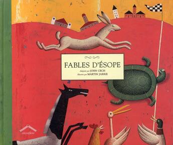 Couverture du livre « Fables d'Esope » de Martin Jarrie et John Cech aux éditions Circonflexe