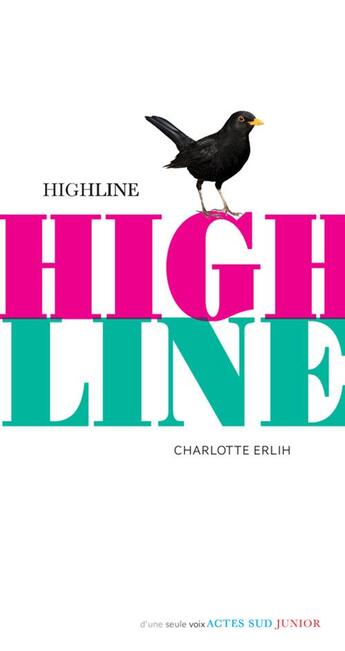 Couverture du livre « Highline » de Charlotte Erlih aux éditions Actes Sud Junior