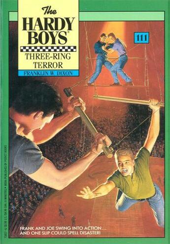 Couverture du livre « Three-Ring Terror » de Franklin W. Dixon aux éditions Aladdin