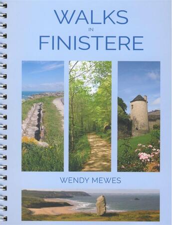 Couverture du livre « Walks in Finistère » de Wendy Mewes aux éditions Red Dog Books