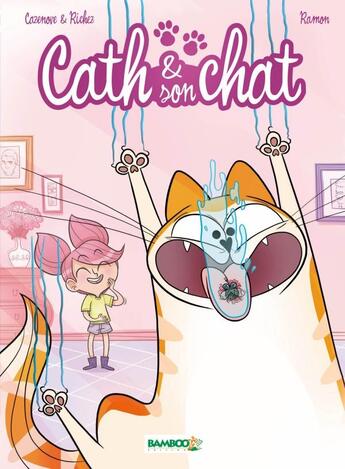 Couverture du livre « Cath et son chat t.1 » de Christophe Cazenove et Richez Herve et Yrgane Ramon aux éditions Bamboo