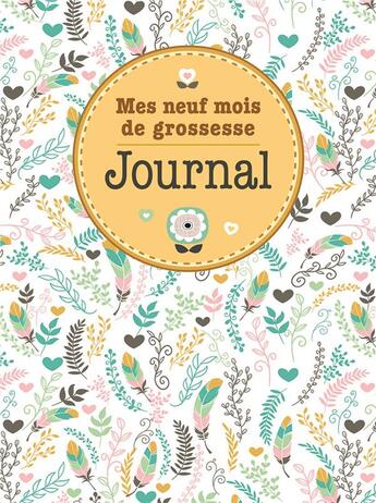 Couverture du livre « Journal mes neuf mois de grossesse » de  aux éditions Paperstore
