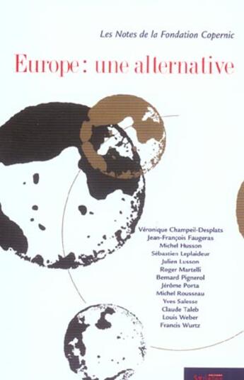 Couverture du livre « Europe Une Alternative » de Pelletier aux éditions Syllepse