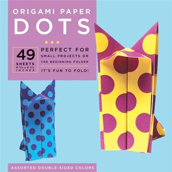 Couverture du livre « Origami paper dots (small 6 3/4) » de  aux éditions Tuttle