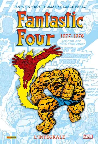 Couverture du livre « Fantastic Four : Intégrale vol.16 : 1977-1978 » de Roy Thomas et Len Wein et George Perez aux éditions Panini